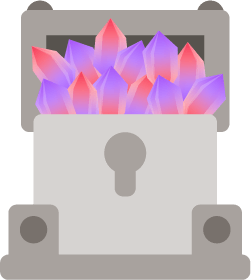 Chest opened with gems